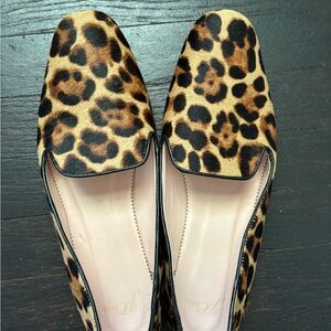 Jcrew leather Leopard Print Women's Loafers